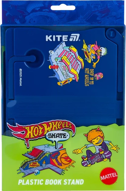 Підставка для книг Kite Hot Wheels Пластикова Синя (HW25-391) - зображення 3