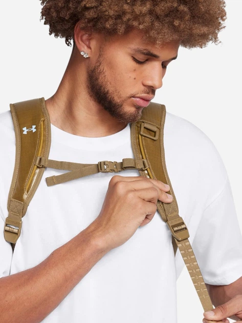 Рюкзак спортивный 18 л водонепроницаемый Under Armour Summit SM BP 18L 1382311-498 Коричневый (196886386632) - изображение 3