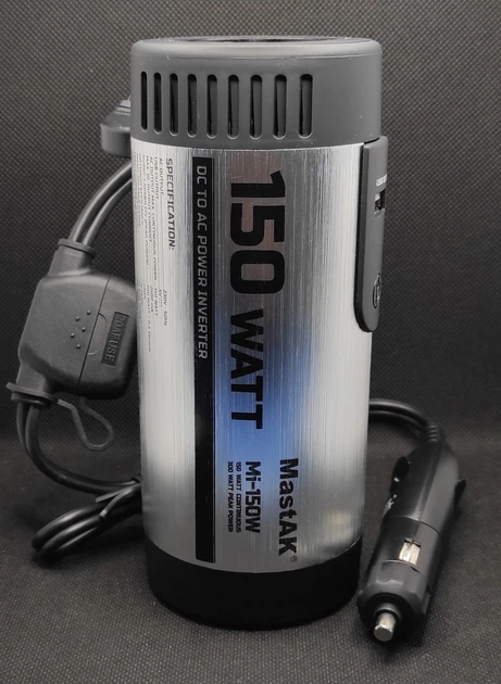 Перетворювач напруги з 12v в 220v MastAK MI-150W - Фото 4 Перетворювач напруги з 12v в 220v MastAK MI-150W - зображення 4