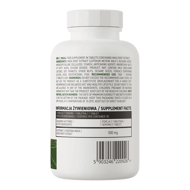 OstroVit Maca 90 tabs - Фото 2 OstroVit Maca 90 tabs - зображення 2