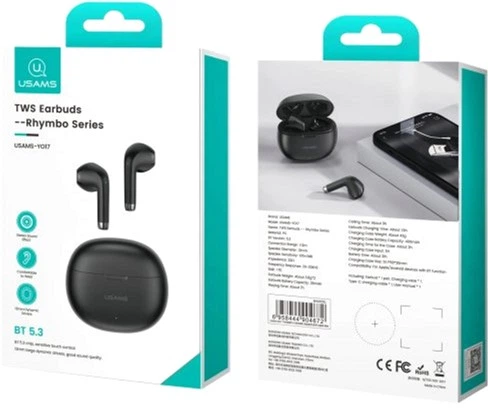 Słuchawki Usams US-YO17 Black (6958444904672) - obraz 4