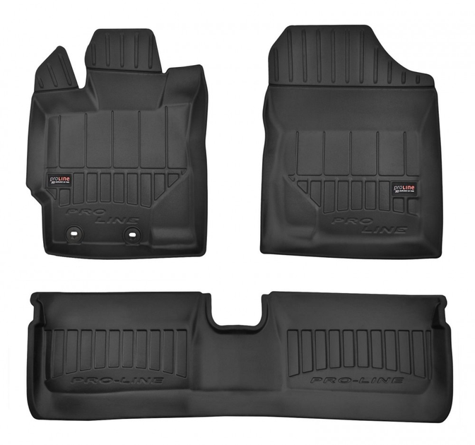 Zestaw dywaników samochodowych Frogum ProLine 3D do Toyota Yaris III 2011–2020 3 szt (5902643407749) - obraz 1