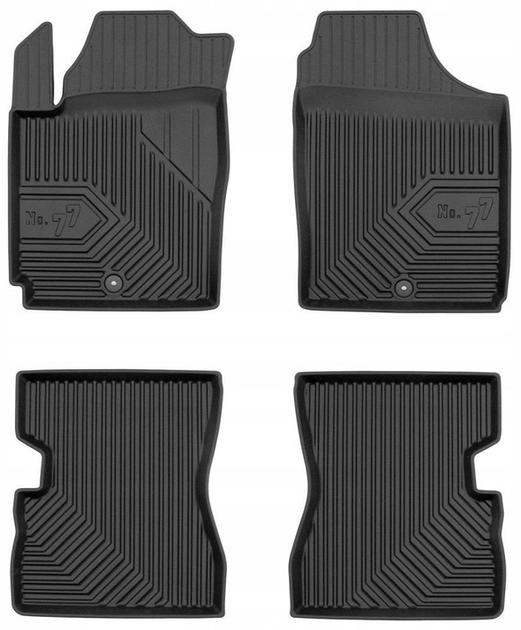 Комплект автомобільних килимків Frogum 77 для Kia Picanto I 2003-2011 4 шт (5902643443686) - зображення 1