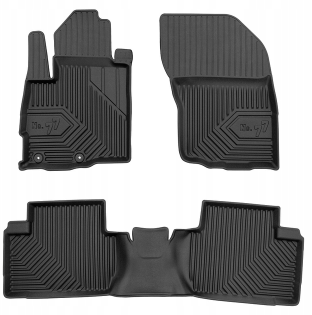 Zestaw dywaników samochodowych Frogum 77 do Mitsubishi Outlander II 2006–2012 3 szt (5902643444584) - obraz 1