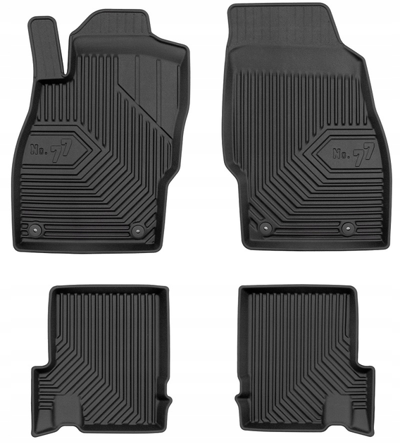 Комплект автомобільних килимків Frogum 77 для Nissan Qashqai III з 2021 4 шт (5902643444539) - зображення 1