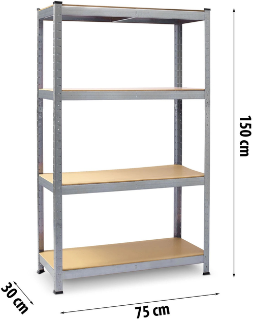 Складський стелаж Plonos PL-700 150 x 75 x 30 см 2 шт (5903890620554) - зображення 10