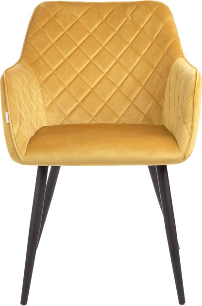 Krzesło do kuchni i salonu HOMLA SHELTON 56 x 60 x 84 cm Yellow (5904183860565) - obraz 2