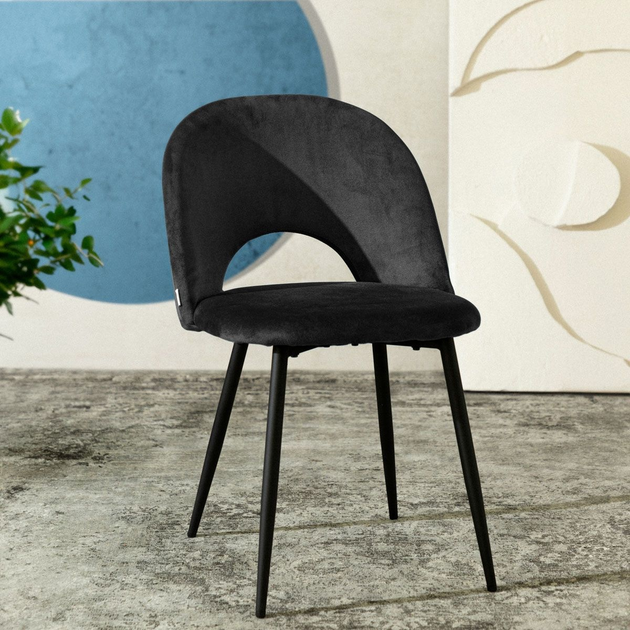 Стілець для кухні та вітальні HOMLA TERCIO 47 x 55 x 77 см Black (5904183871035) - зображення 7