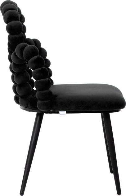 Стілець для кухні та вітальні HOMLA BUBBLE BEAM 56.5 x 52 x 87 см Black (5904183873770) - зображення 3