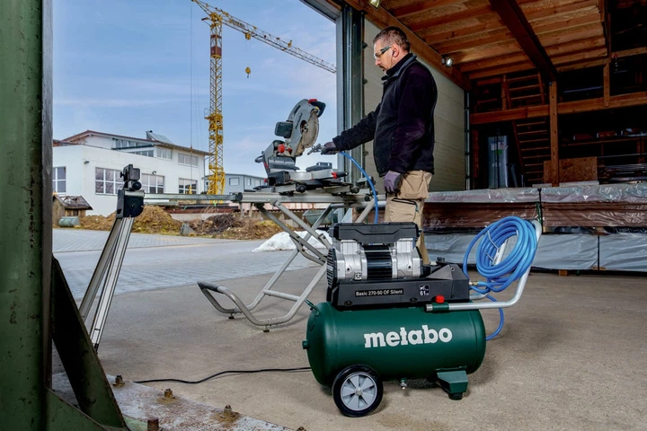 Воздушный компрессор Metabo Basic 270-50 OF Silent 50 л (601594000) - Фото 7 Воздушный компрессор Metabo Basic 270-50 OF Silent 50 л (601594000) - изображение 7