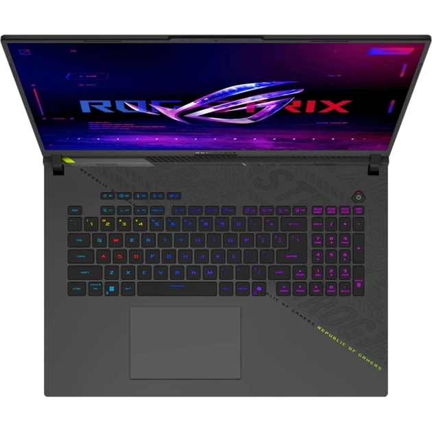 Ноутбук ASUS 18 ROG Strix G18 G814PP-TT097 2K Mini LED 300Hz/Ryzen 9 8940HX/16GB/512 SSD/RTX 5070 8GB/DOS/Eclipse Gray (90NR0KY8-M00560) - Фото 5 Ноутбук ASUS 18 ROG Strix G18 G814PP-TT097 2K Mini LED 300Hz/Ryzen 9 8940HX/16GB/512 SSD/RTX 5070 8GB/DOS/Eclipse Gray (90NR0KY8-M00560) - изображение 5