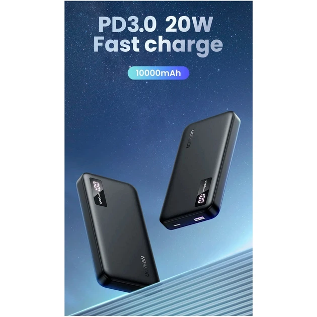 Повербанк УМБ Ugreen PB311 10000mAh 20W Black (25742) - зображення 3
