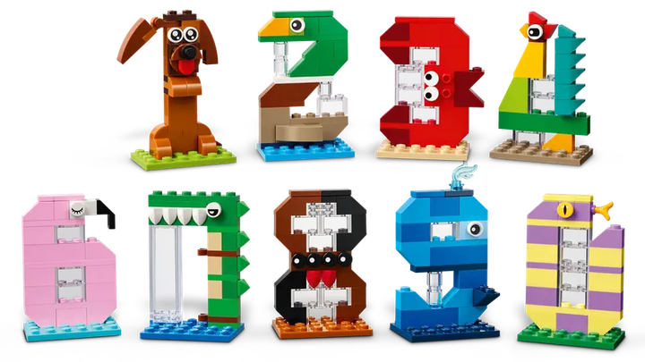 Конструктор LEGO Цифри до Дня народження, 281 ел. 40807 (5702017830810) - зображення 5