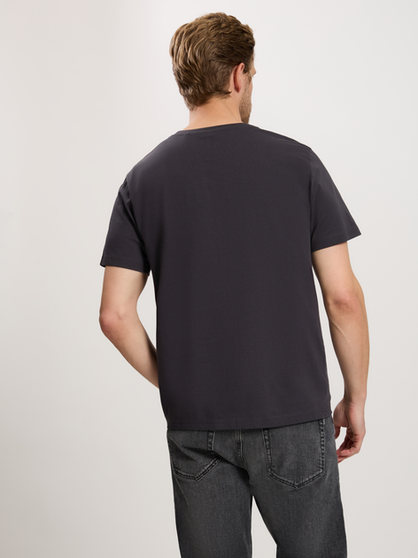 Футболка бавовняна довга чоловіча Cross Jeans 16052-021 L Антрацит (8697319727548) - зображення 2