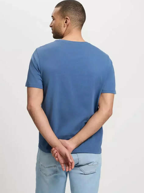 T-shirt męski bawełniany Cross Jeans 16054-005 XL Niebieski (8697319727852) - obraz 2