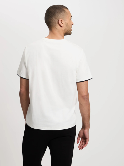 T-shirt męski bawełniany Cross Jeans 16057-008 L Biały (8697319728040) - obraz 2