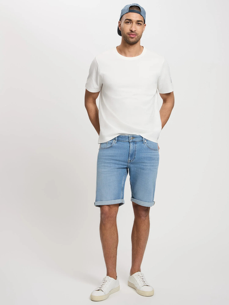 Футболка бавовняна довга чоловіча Cross Jeans 16063-028 M Екрю (8697319728538) - зображення 3