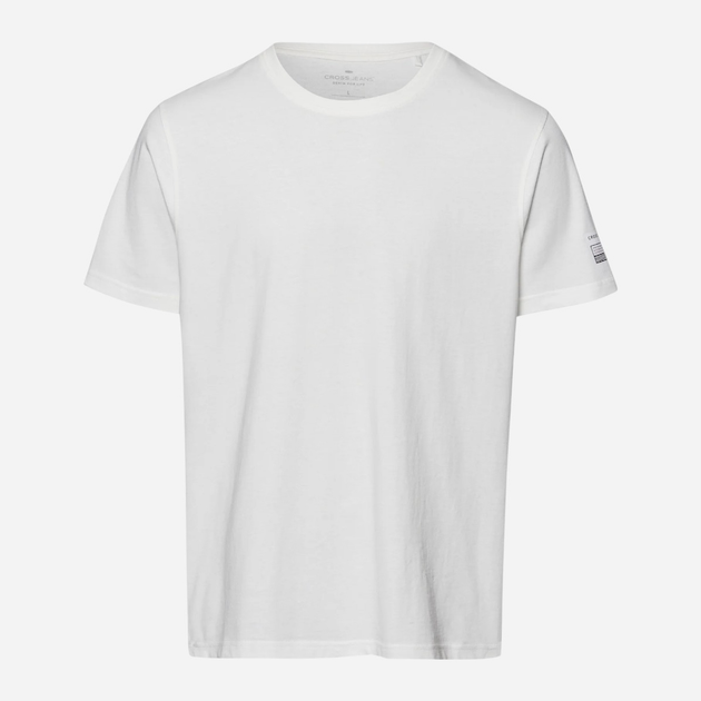 T-shirt męski bawełniany Cross Jeans 16063-028 XL Ecru (8697319728552) - obraz 6