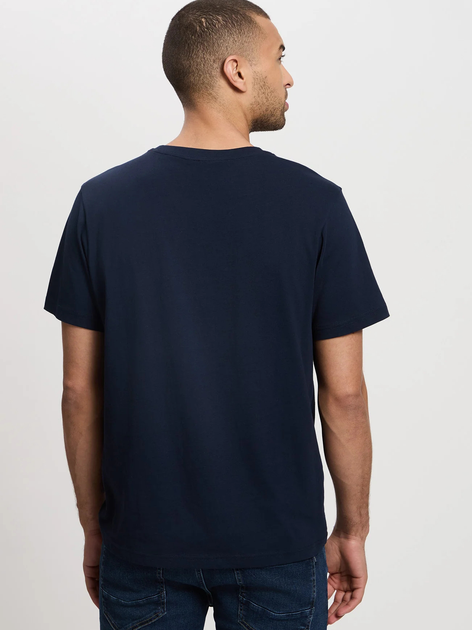 T-shirt męski bawełniany Cross Jeans 16076-001 S Granatowy (8697319728873) - obraz 2