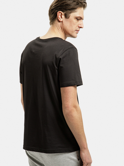 T-shirt męski bawełniany Cross Jeans 16095-020 XL Czarny (8697319752052) - obraz 2