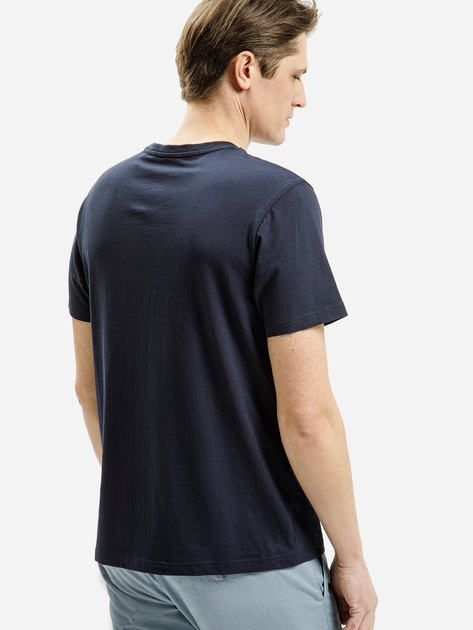 T-shirt męski bawełniany Cross Jeans 16107-001 M Granatowy (8697319729986) - obraz 2