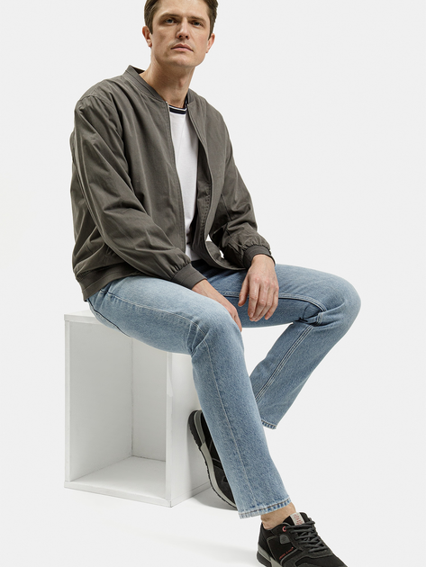 Kurtka bomberka męska Cross Jeans 40295-019 XL Szara (8697319736120) - obraz 3