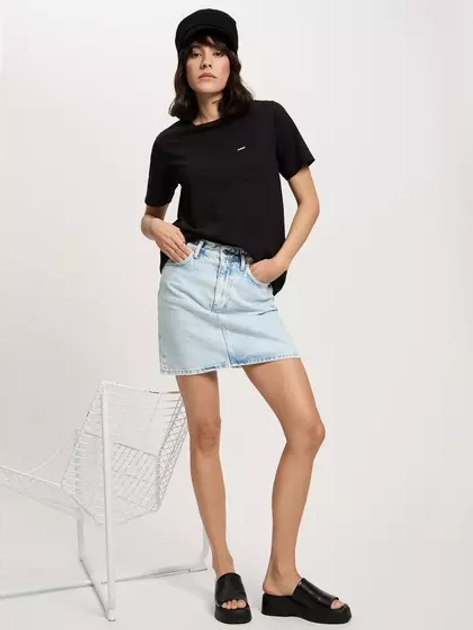 T-shirt damski bawełniany Cross Jeans 56171-020 S Czarny (8697319732115) - obraz 3