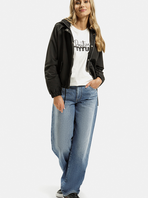 Вітрівка жіноча Cross Jeans 81274-020 XL Чорна (8697319736182) - зображення 3