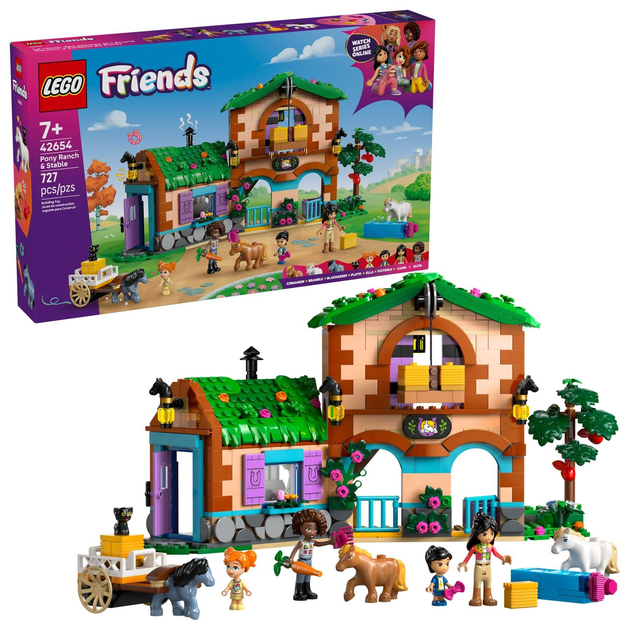 Конструктор LEGO Friends Поні - ранчо та стайня 727 деталей (42654) (5702017815220) - зображення 2
