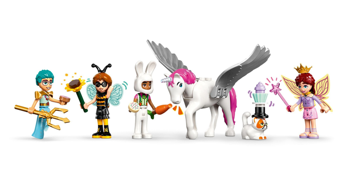 Конструктор LEGO Friends Костюмована вечірка з єдинорогом та феєю 261 деталь (42661)  - зображення 6