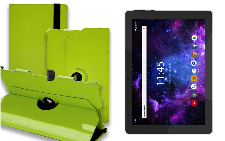 Чехол Spinner360 для планшета Assistant AP-108 Cetus, цвет Light Green - Фото 1 Чехол Spinner360 для планшета Assistant AP-108 Cetus, цвет Light Green - изображение 1