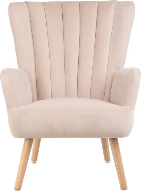 Fotel tapicerowany Homla MILLS 75 x 79 x 102 cm Beige (5904183859538) - obraz 2