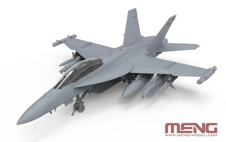 Збірна модель 1/48 Літак Boeing EA-18G Growler Electronic Attack Aircraft Yellow Jackets Meng LS-019 - изображение 7