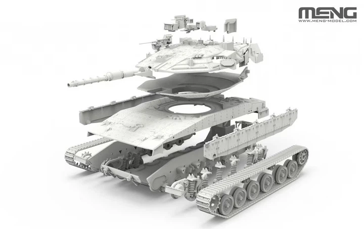 Збірна модель 1/72 Танк Merkava Mk.4M із системою активного захисту TROPHY Meng 72-006 - изображение 8