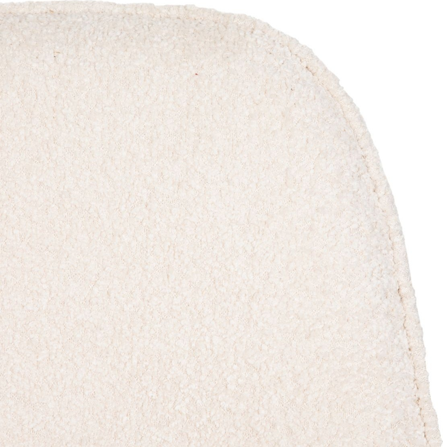 Крісло поворотне Homla LUNAIRE TEDDY BOUCLE 86 x 76 x 87 см Beige (5904183872124) - зображення 5