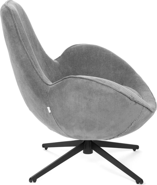 Крісло поворотне Homla LUNAIRE 86 x 76 x 87 см Grey (5904183872148) - зображення 3