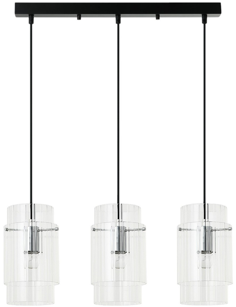 Підвісний світильник Light Prestige Series Savona 3 3 x E27 чорний (LP-707/3L) - зображення 1