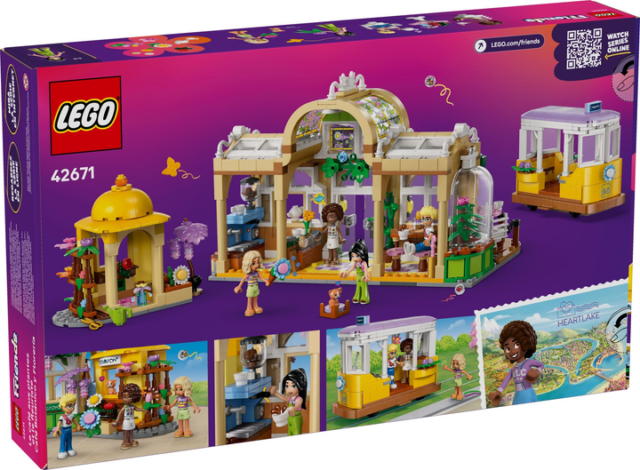Конструктор LEGO Friends Зелене кафе та квітковий магазин 1138 елементів (42671) (5702017815343) - зображення 1