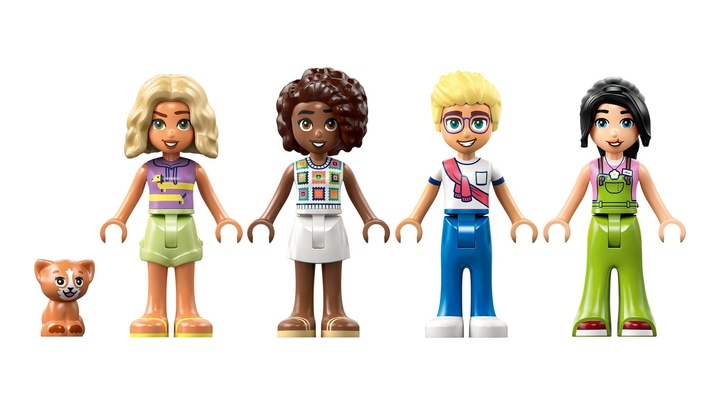 Zestaw klocków LEGO Friends Zielona kawiarnia i kwiaciarnia 1138 elementów (42671) - obraz 11