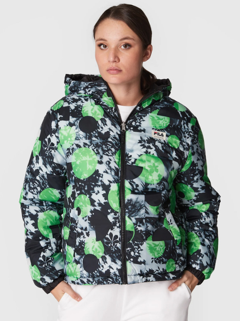 Куртка зимова жіноча Fila Titisee Reversible Oversized Puff Jacket FAW0243-80001 L Чорна (4064556333346) - зображення 2