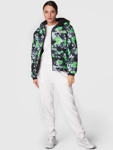 Куртка зимова жіноча Fila Titisee Reversible Oversized Puff Jacket FAW0243-80001 L Чорна (4064556333346) - зображення 6