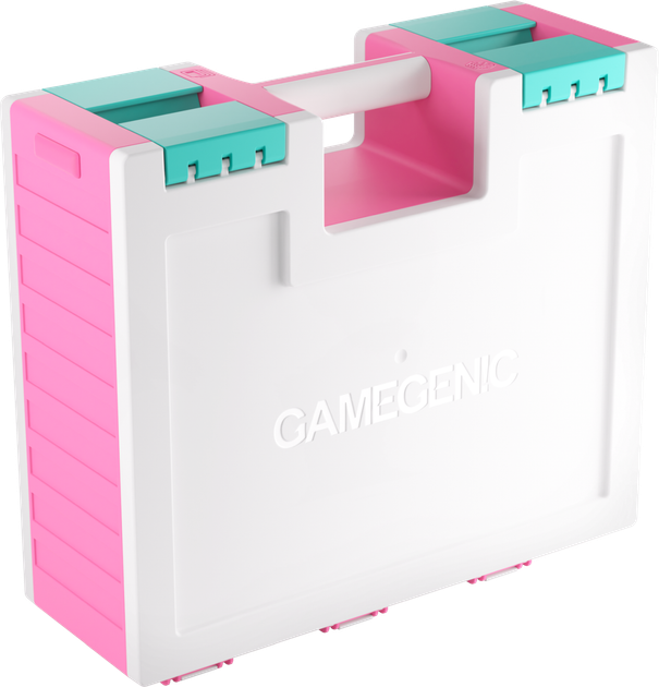 Двосторонній футляр Gamegenic Game Castle Pink/White/Teal GGS22037ML (4251715414552) - зображення 1