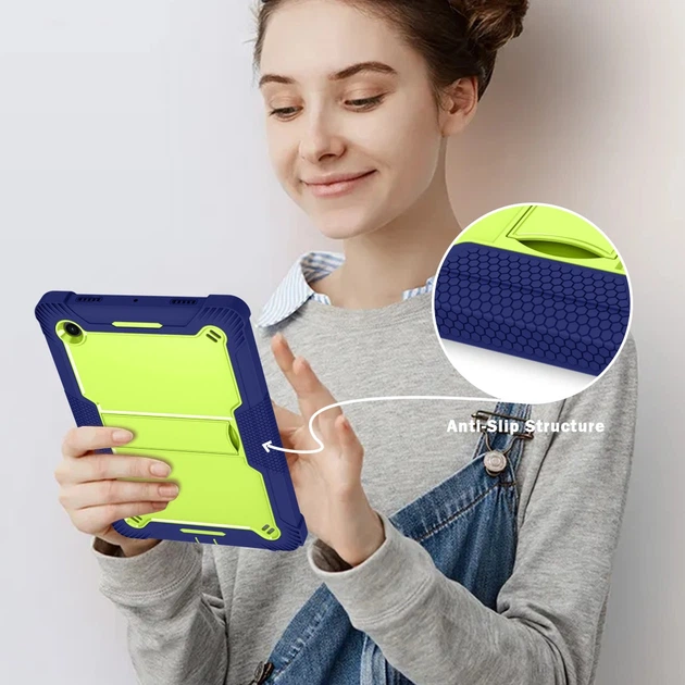 Протиударний чохол з підставкою Shockprof Capsule на Samsung Galaxy Tab A8 10.5" SM-X200 SM-X205 Салатовий - зображення 7