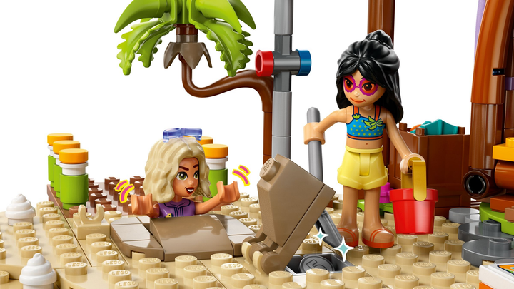 Конструктор LEGO Friends Сімейний пляжний відпочинок 1140 елементів (42673)  - зображення 8