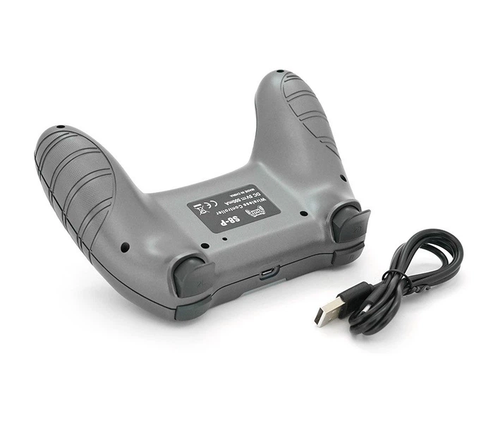 Геймпад джойстик DoubleShock S8P Wireless PS4 Double Motor Vibration DUALSHOCK 4 Grey - зображення 3