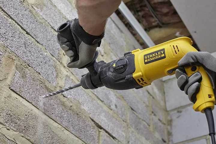 Перфоратор мережевий Stanley FatMax SDS-Plus, 750 Вт, 2.2 Дж, 4670 уд/хв, 1150 об/хв SFMEH200K - зображення 2