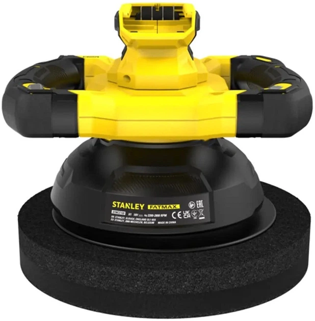 Полировальная машина аккумуляторная Stanley FatMax V20 18 B XR Li-lon 254 мм, 2800 об/мин SFMCE100B - Фото 2 Полировальная машина аккумуляторная Stanley FatMax V20 18 B XR Li-lon 254 мм, 2800 об/мин SFMCE100B - изображение 2