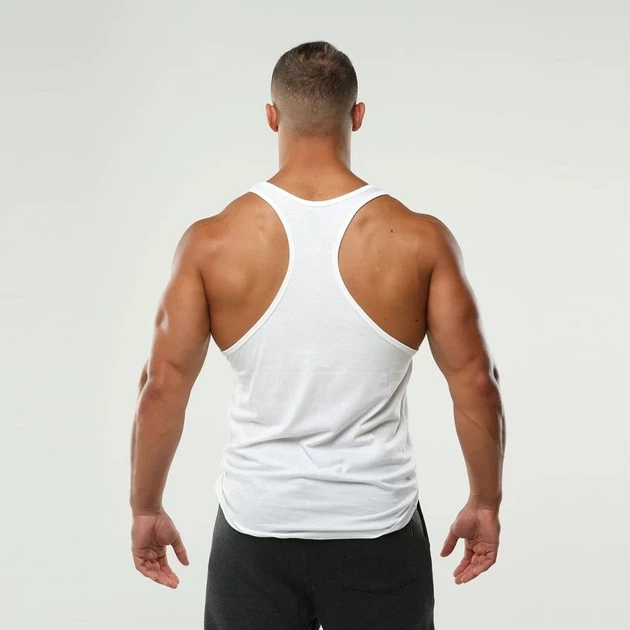 Спортивна чоловіча майка Golds Gym Muscle Joe Vest Sn99 - White Red XXL - Фото 2 Спортивна чоловіча майка Golds Gym Muscle Joe Vest Sn99 - White Red XXL - зображення 2