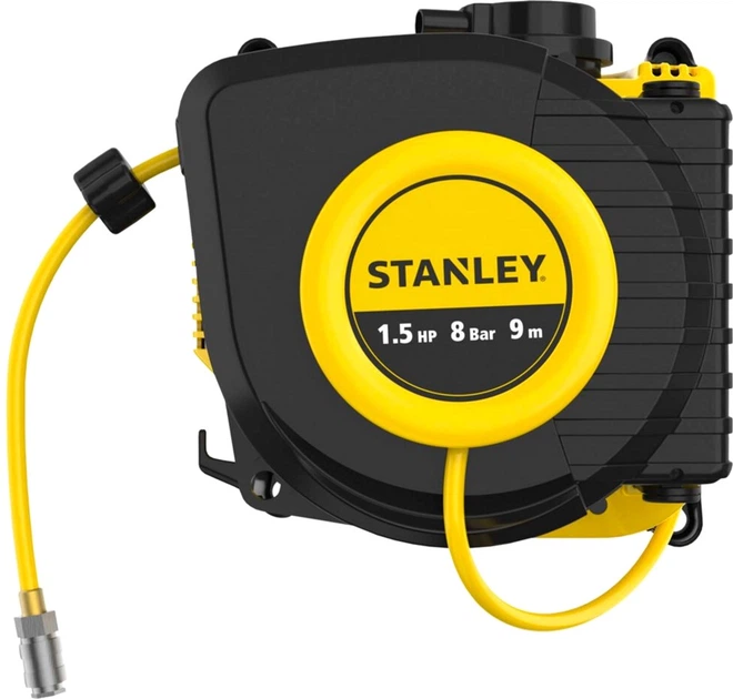 Компресор повітряний настінний Stanley Fatmax 1.1кВт, 160л/хв, 2л, 8 Бар FMXCMD152WE - зображення 5