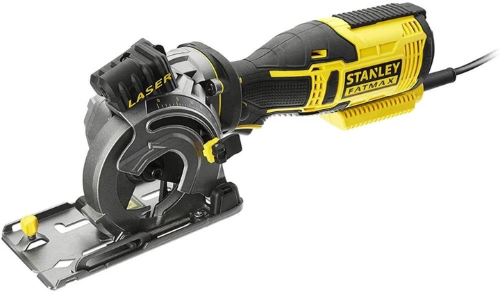 Пила циркулярна компактна мережева Stanley FatMax 650 Вт, 4500 об/хв FME380K - зображення 3